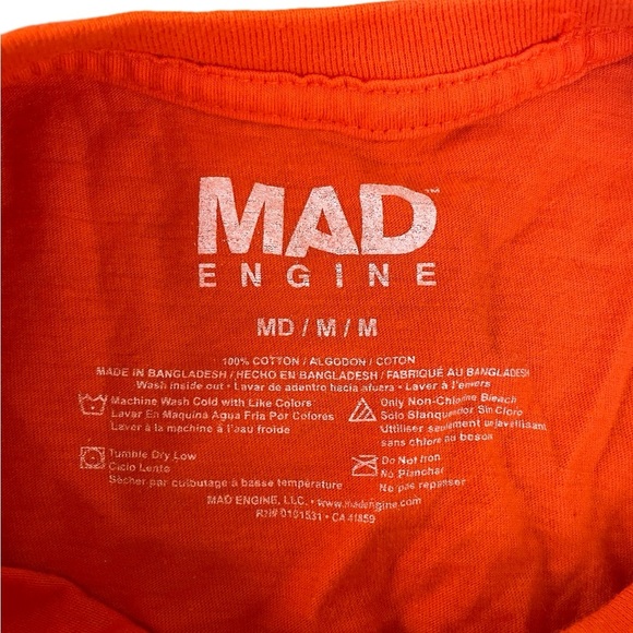 Mad Engine pumpkin tee shirt size M - Picture 3 of 3